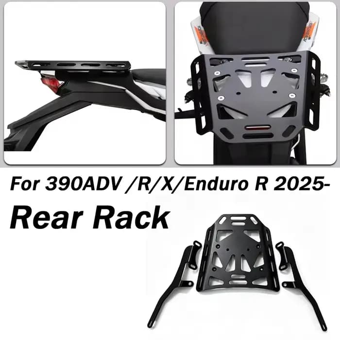 Pour KTM 390 Adventure R/X 390 Enduro R 2025-2026 390 SMCR 2026 Accessoires Outils d'agrandissement de porte-bagages arrière 390ADV Porte-bagages supérieur Porte-bagages arrière