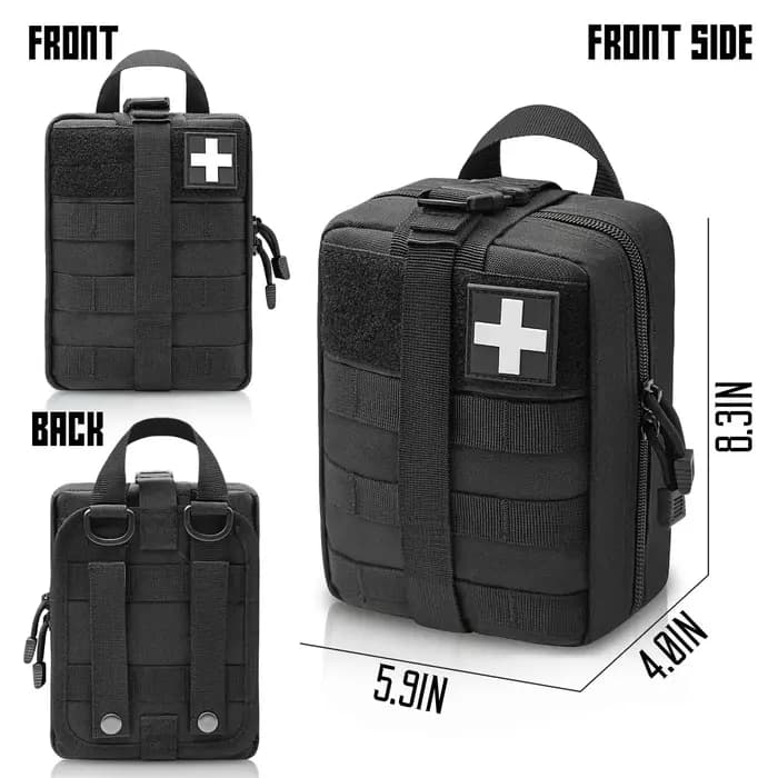 Pochette EMT 1 pièce, pochettes médicales Molle à déchirer