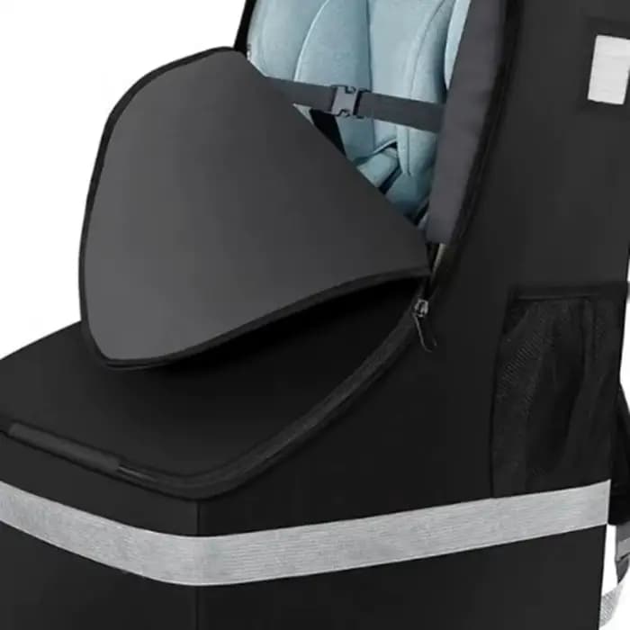 Sac de voyage pliable pour siège auto avec sangles pour sac à dos – Conception résistante à l'eau