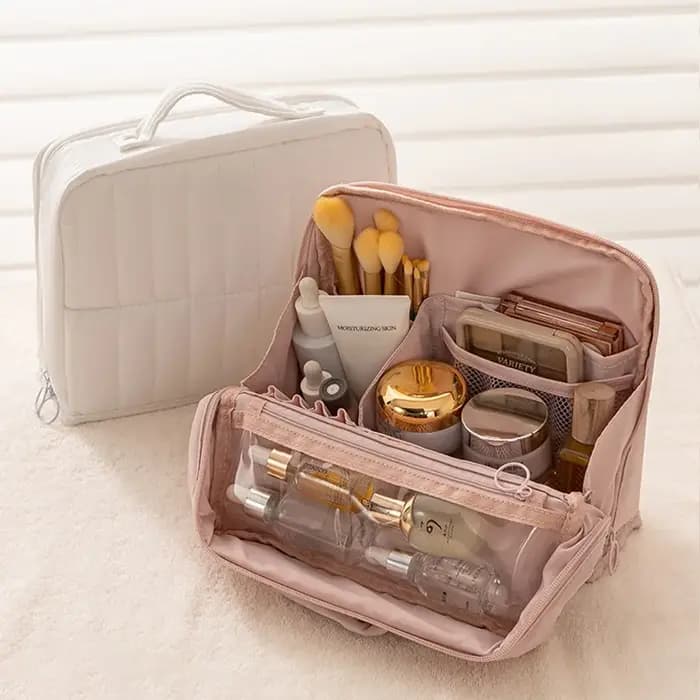 Trousse de Maquillage Verticale Grande Capacité