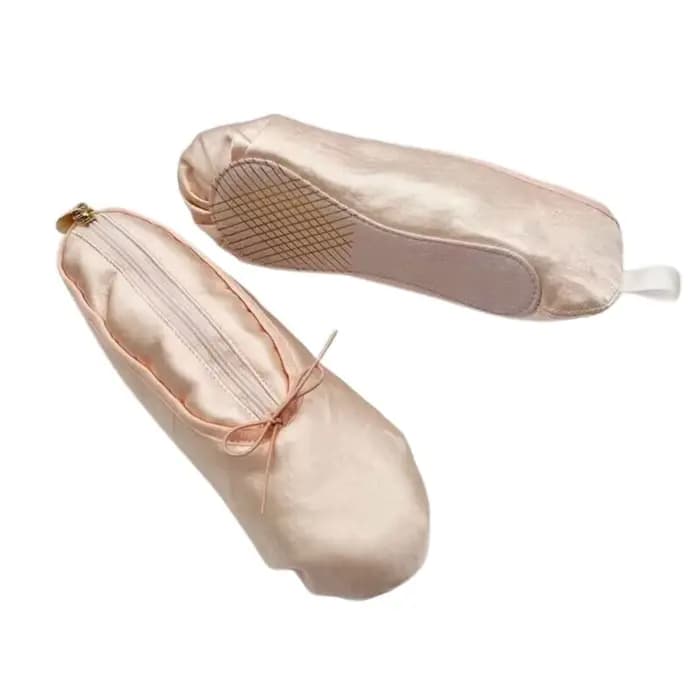 Trousse maquillage pour chaussures ballet rose