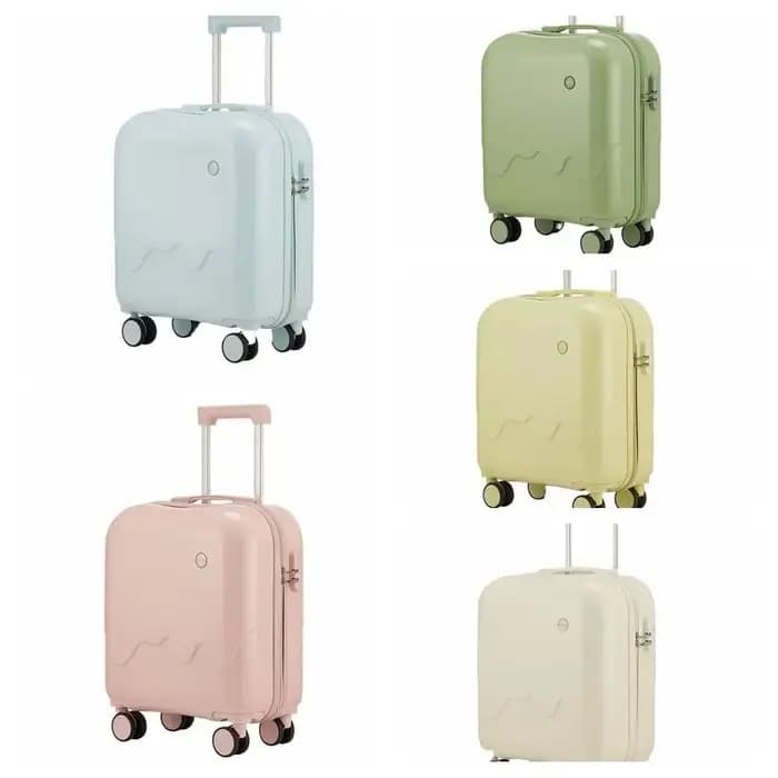 Valise de voyage carrée 18 pouces avec porte-gobelet