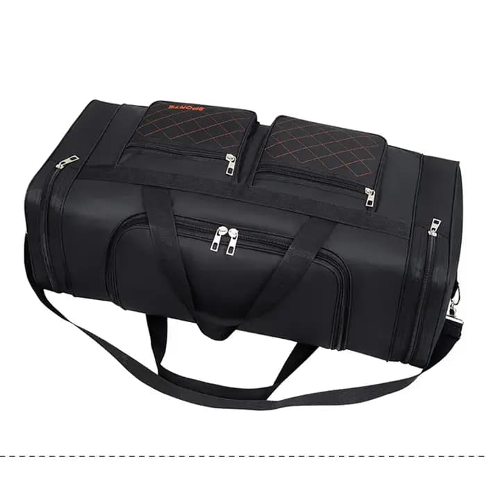Sac polochon de voyage en nylon pour homme, sac à main de grande capacité, bagage de transport extérieur portable, sac de sport pratique pour le week-end masculin, questionPratique