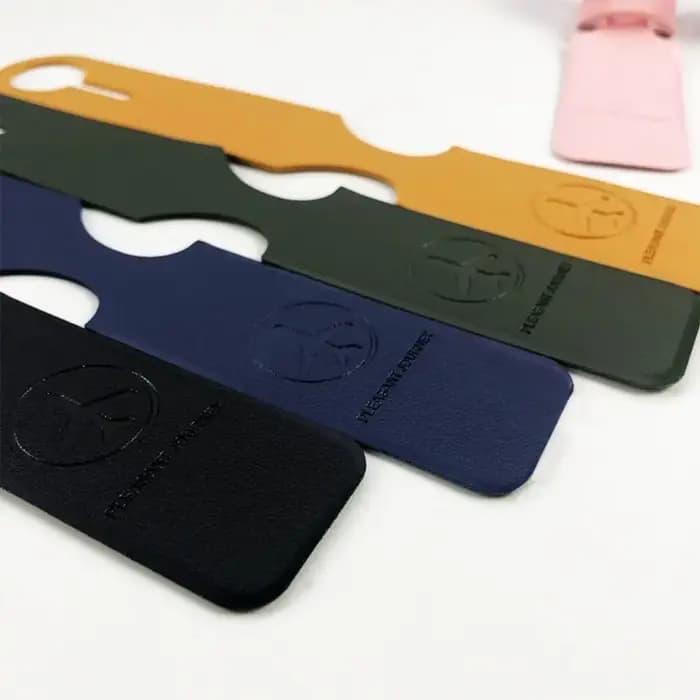 Étiquette de bagage en cuir PU pour valise