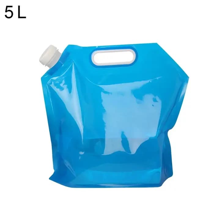 Sac d'eau de camping 5/10l, seau d'eau pliable portable, grand récipient d'eau, pochette pliable de