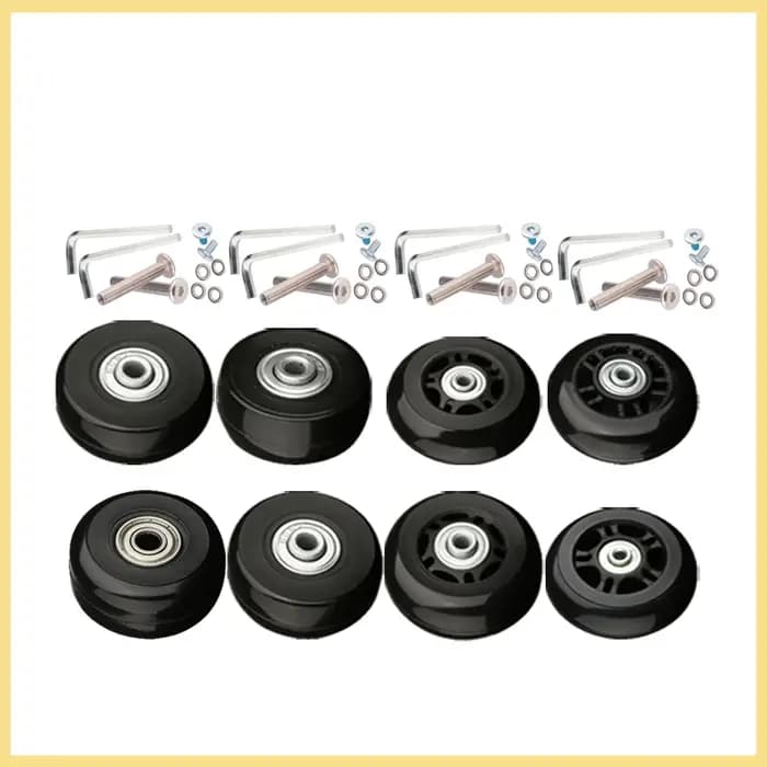 Roues de remplacement à vis pour valise de voyage
