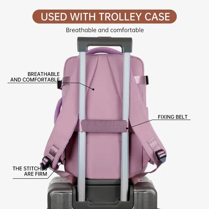 Sac à dos femme travail déplacements voyage ordinateur multifonctionnel 16 pouces hydrofuge grande capacité sac d'école