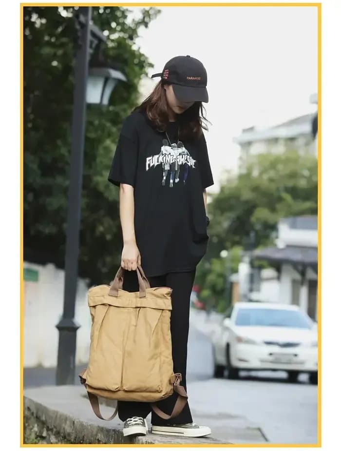 Sac à dos en toile solide pour ordinateur portable