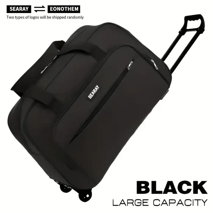 Sac de voyage avec poignée et roulettes, bagage pliable de grande capacité, adapté aux voyages, aux