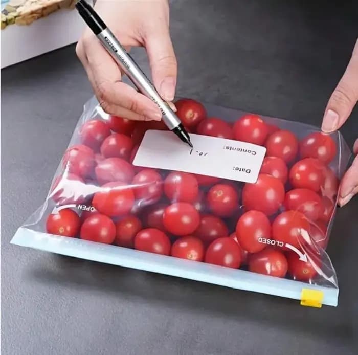 Sac à fermeture éclair réutilisable