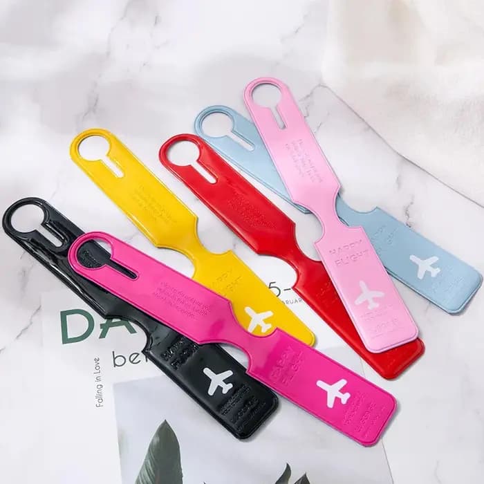 Étiquette de bagage mignonne avec adresse d'identification