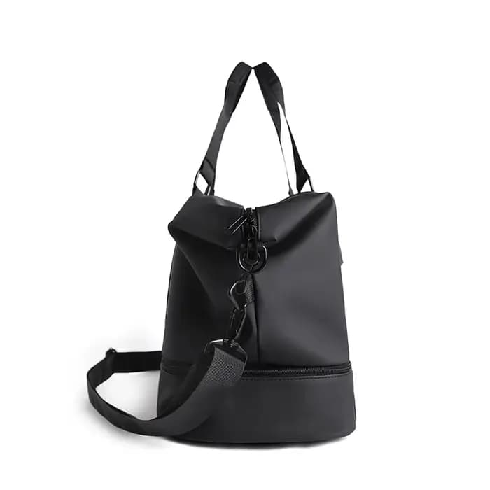 Sac de voyage imperméable noir/gris