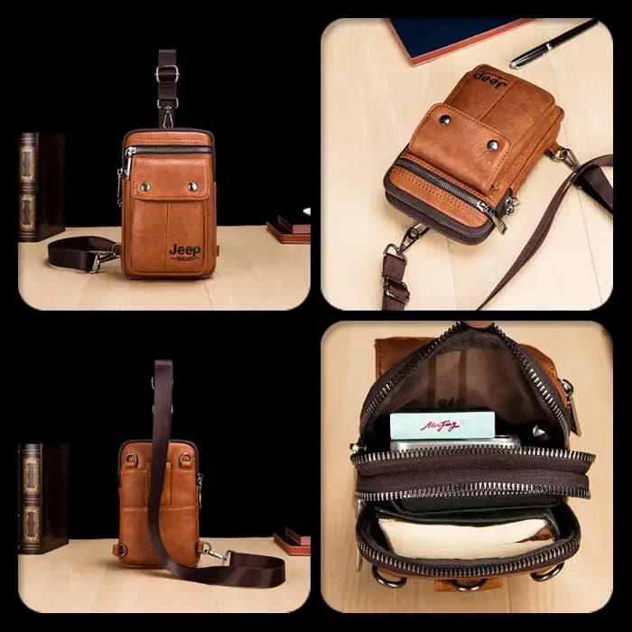 JEEP BULUO petit sac à bandoulière multifonction marque hommes sac