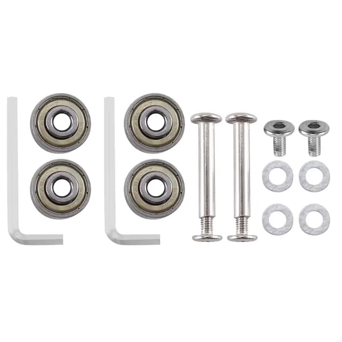 ABQR 80Mm X 24Mm roues à bagages roulements en acier au carbone