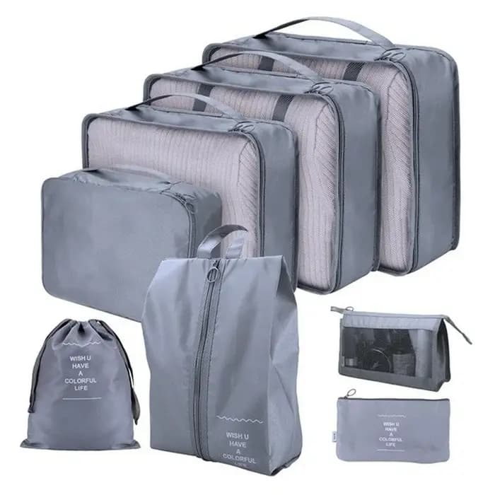 8 pièces/ensemble sacs de rangement pour voyage organisateur