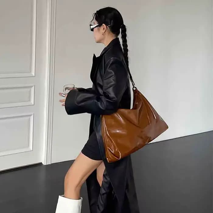 Sac fourre-tout bordeaux pour femmes