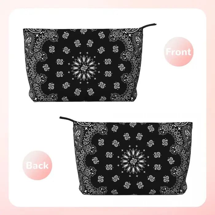 Sac cosmétique personnalisé de style ethnique bohème