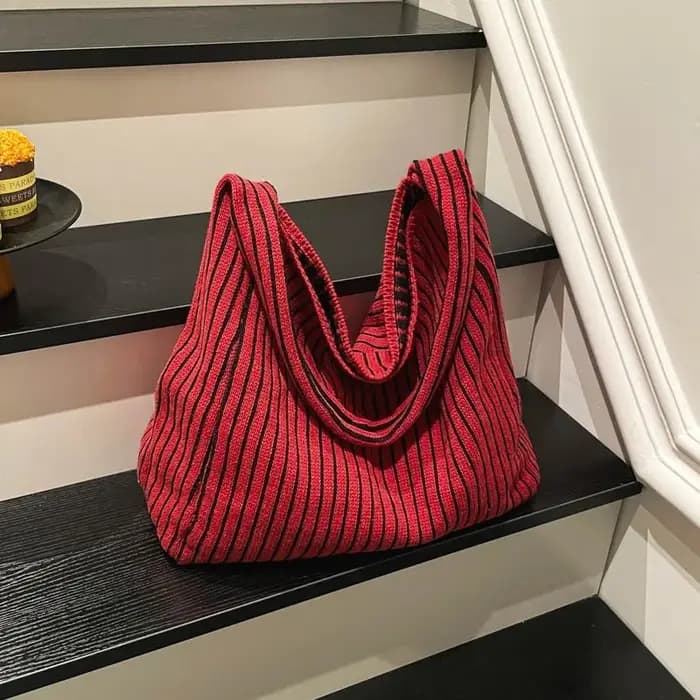 Sacs à main en Nylon rayé de grande capacité