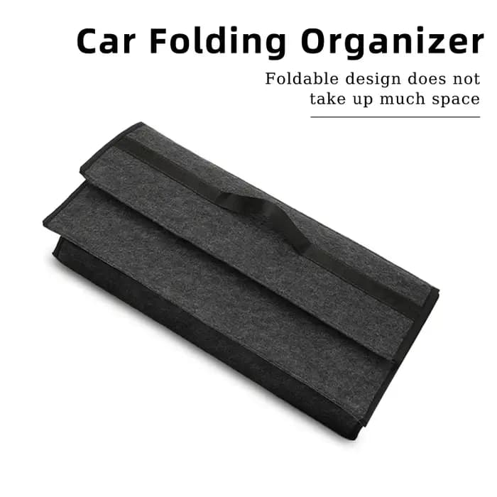 Boîte de rangement pliable pour coffre de voiture