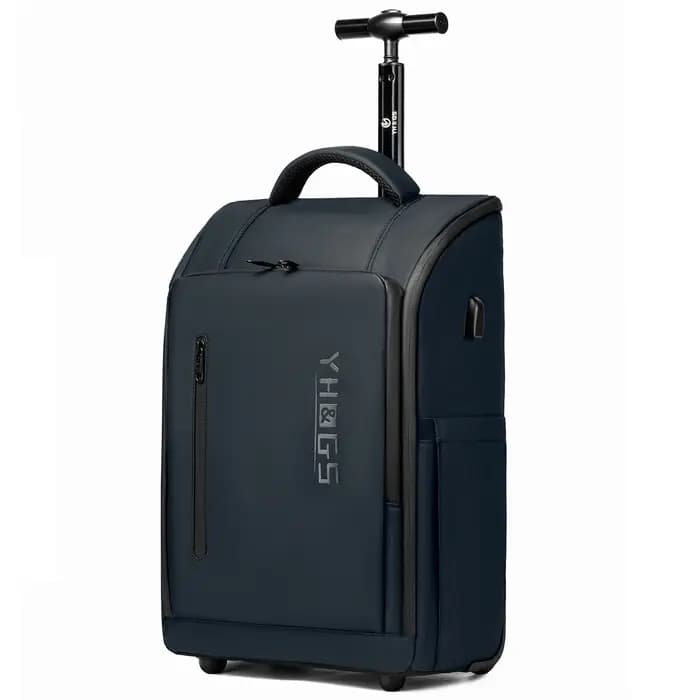 Sac à dos à roulettes professionnel avec roulettes, sac de cabine, sac de voyage imperméable pour or