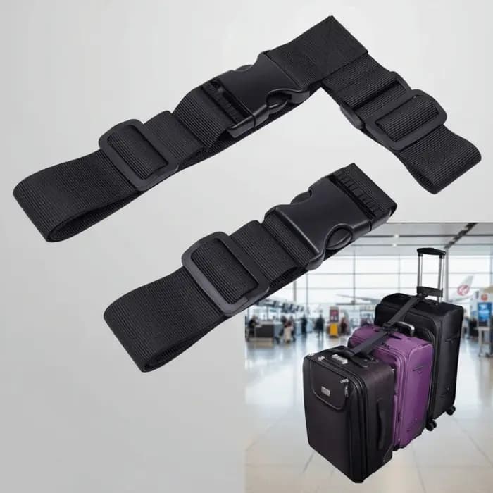 2 ensembles de sangles de connexion réglables en nylon pour bagages