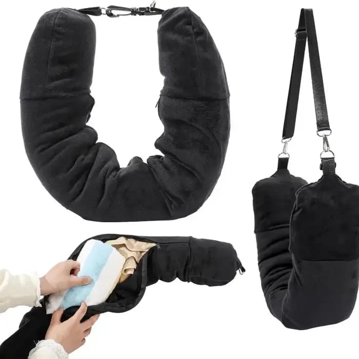Taie d'oreiller de voyage rechargeable
