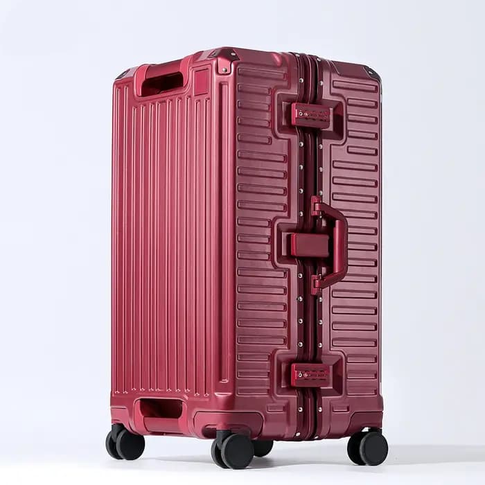 Valise à poignée large valise de voyage hommes 20 24 26 bagage à main femmes PC cadre en aluminium b