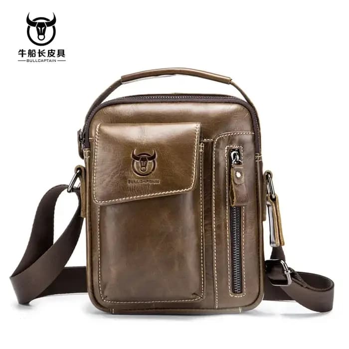 Sac à Main à Bandoulière en Cuir de Vache group pour Homme