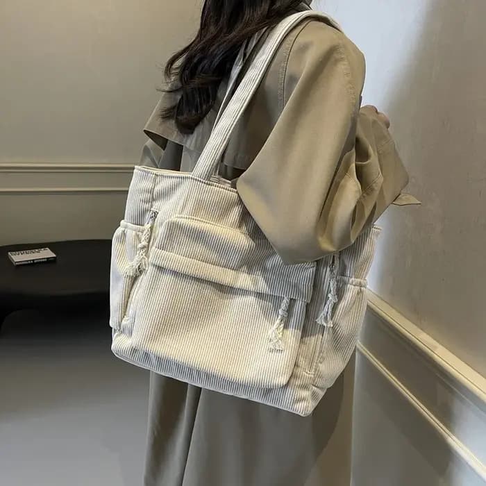 Travel Master – sac à bandoulière en velours côtelé pour femmes, sac à main avec fermeture éclair, f