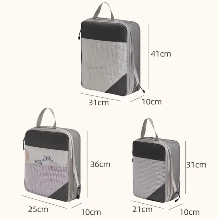 Ensemble de 3 pièces, sac de rangement de voyage