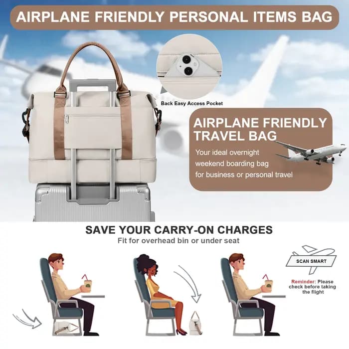 Sac fourre-tout de voyage