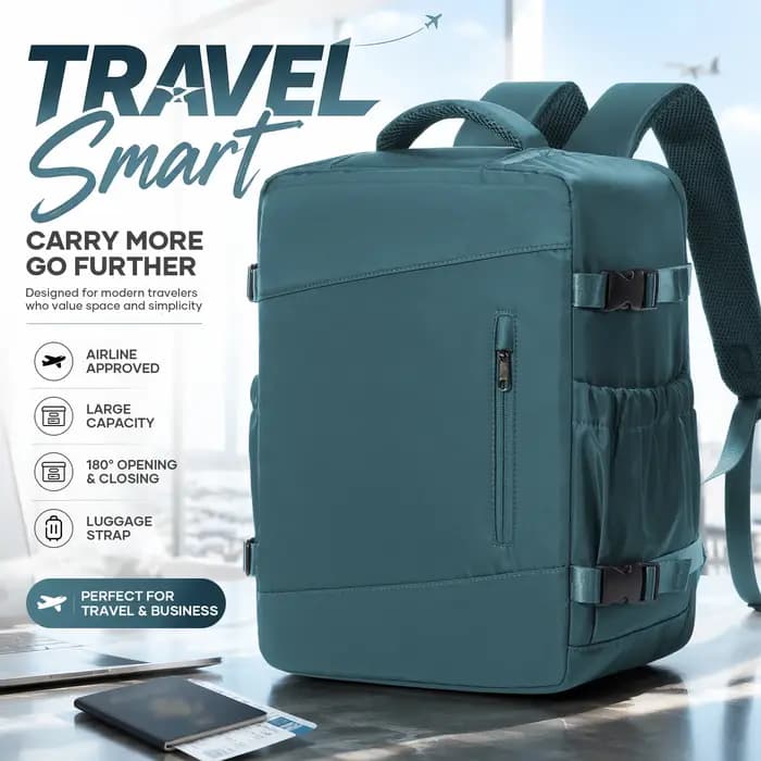 Sac à dos de voyage Ryanair 40x30x20, sac à dos décontracté pour cabine Wizzair, sac à dos pour bagages à main, sac à dos décontracté, sac à dos pour ordinateur