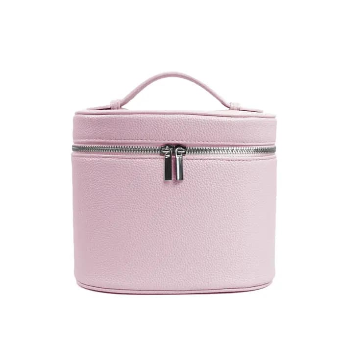 Sac de rangement de voyage portable avec nom personnalisable, sac à cosmétiques amovible avec compar