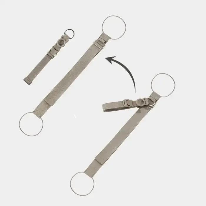 Attache réglable pour bagages, 1 pièce, pour sacs de voyage, valise élastique universelle, sangle sé