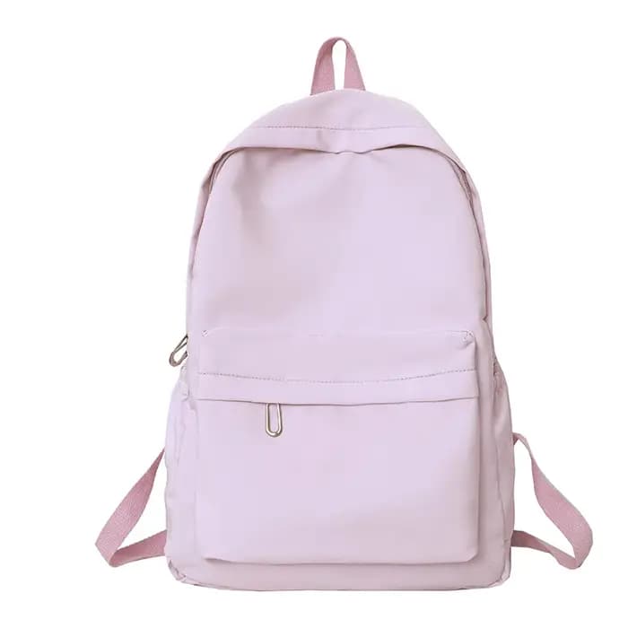 Sac à dos décontracté Simple de couleur unie