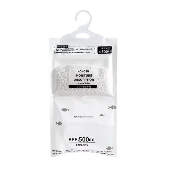 5/10 pièces Absorbeur d'humidité Suspendu pour sécher les vêtements Déshumidificateur de placard Sac