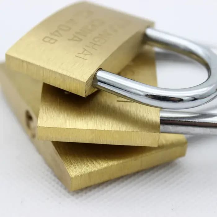 Cadenas en cuivre petites serrures pour casier à bagages matériel d'amélioration de l'habitat 20mm 25mm 30mm 40mm 50mm comprend 3 clés