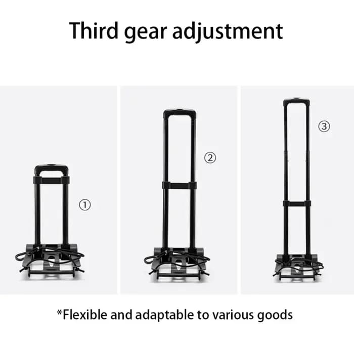 Chariot à roulettes pliable pour bagages