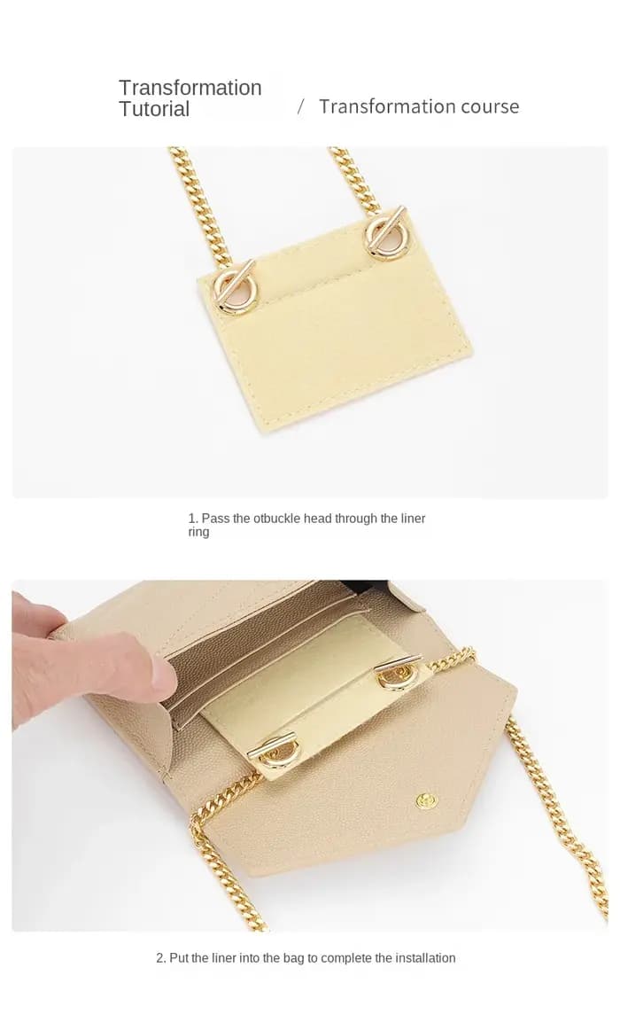 T JOStrap-Accessoires pour Sacs Intérieurs de Sac à Main