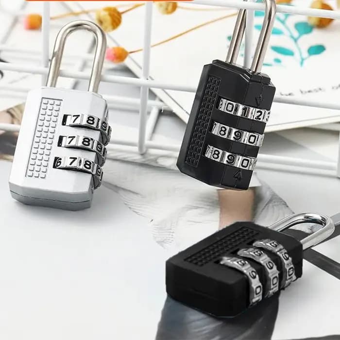 Cadenas à combinaison de chiffres à 3 chiffres