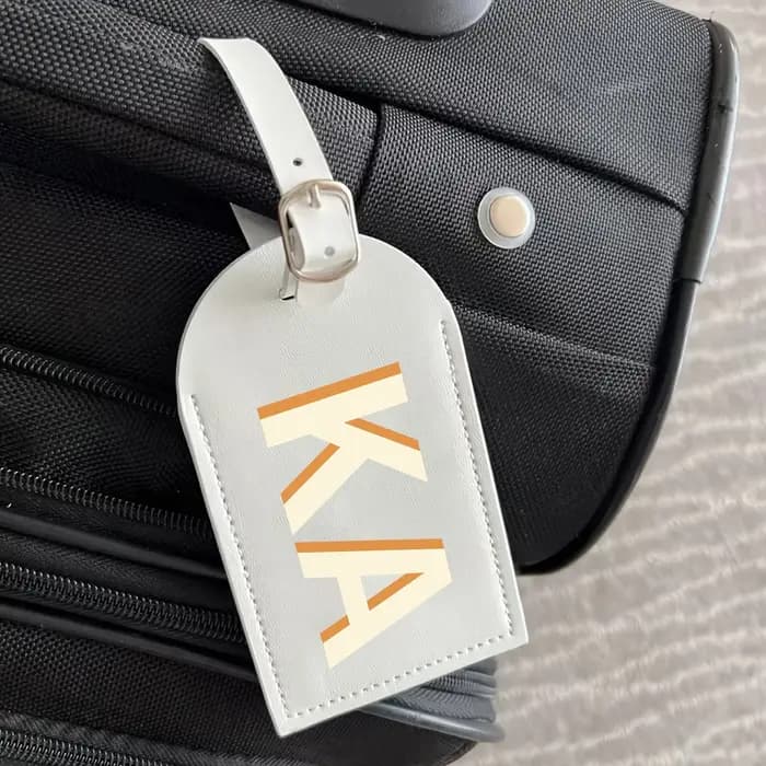 Valise personnalisée avec initiales