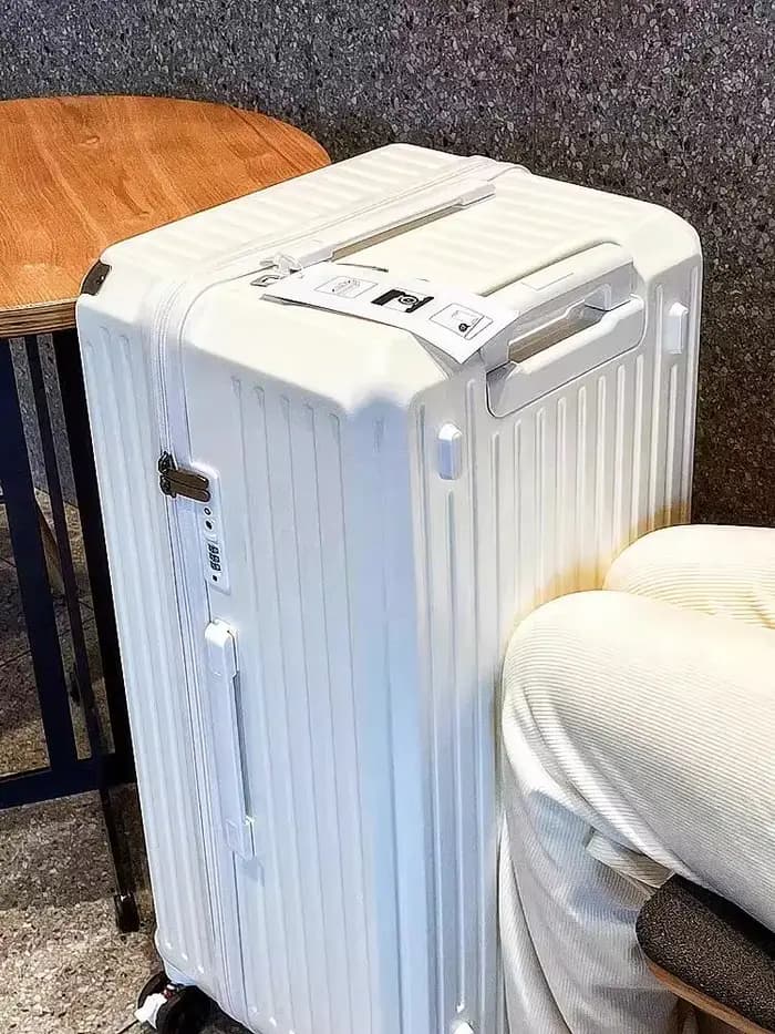 Valise de grande taille avec cinq roues et frein, bagage à roulettes de 30 pouces en matériau PC, valise de cabine avec serrure TSA, 22/26/34 pouces