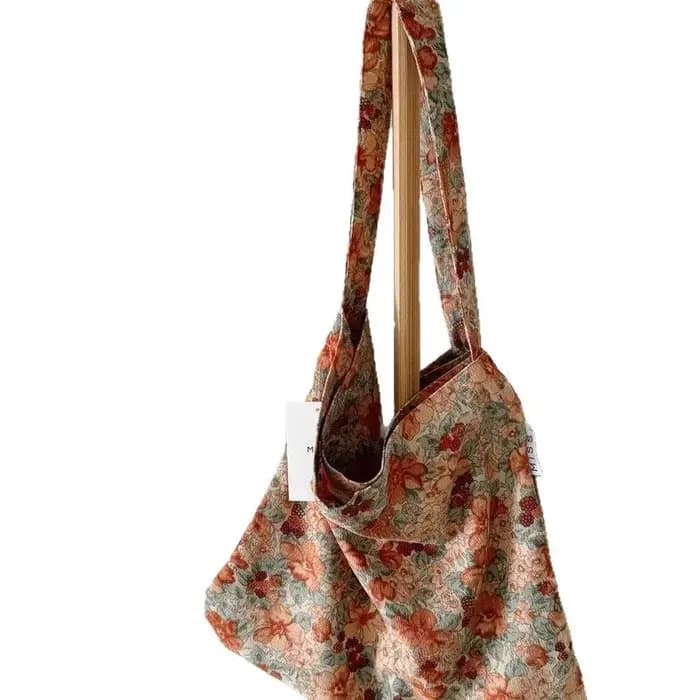 Sac en toile de grande capacité de style paresse