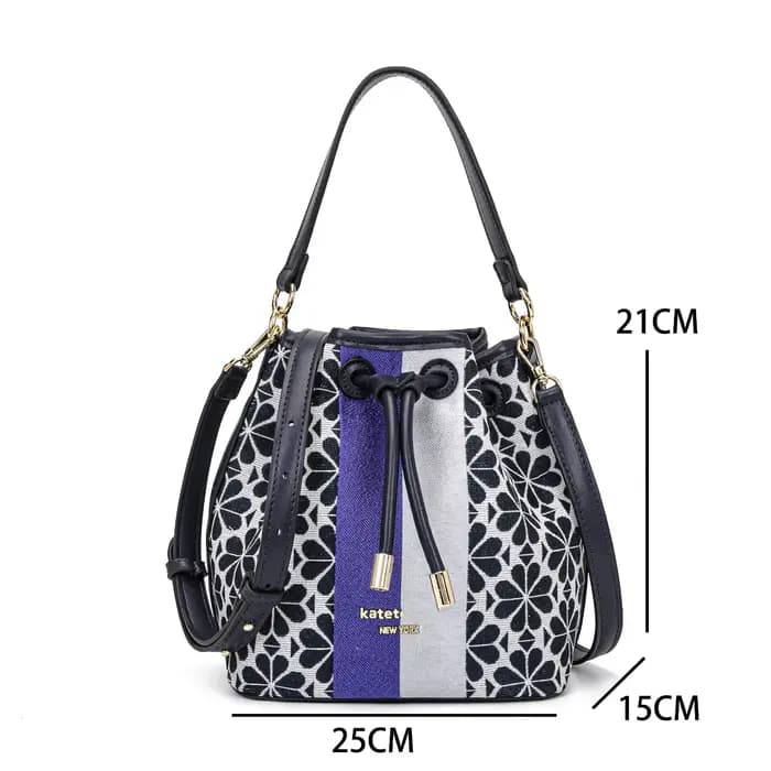 Sac fourre-tout rayé grande capacité pour femme