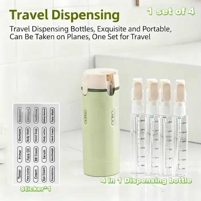 Bouteille distributrice d'émulsion 4 en 1