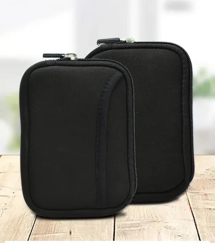 Petit sac de rangement en néoprène pour voyage, accessoires numériques, pochette pour gadgets, support pour écouteurs, sac Portable pour câble de données USB