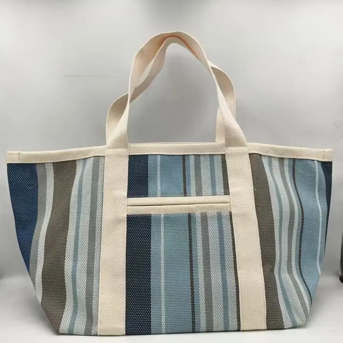 Sac fourre-tout rayé d'été