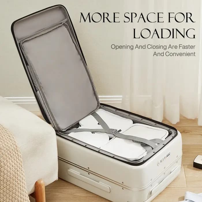 Réi-Valise de voyage avec poche avant pour ordinateur portable pour homme et femme
