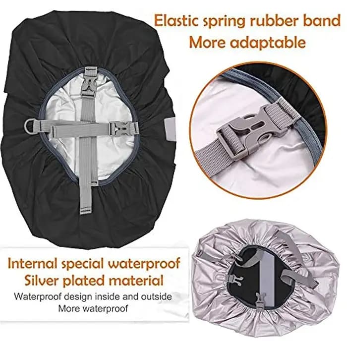 Juste de pluie imperméable pour sac à dos avec sangle
