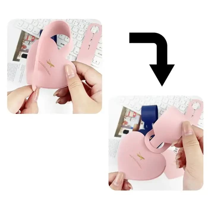 Étiquette de valise d'avion en forme d'amour